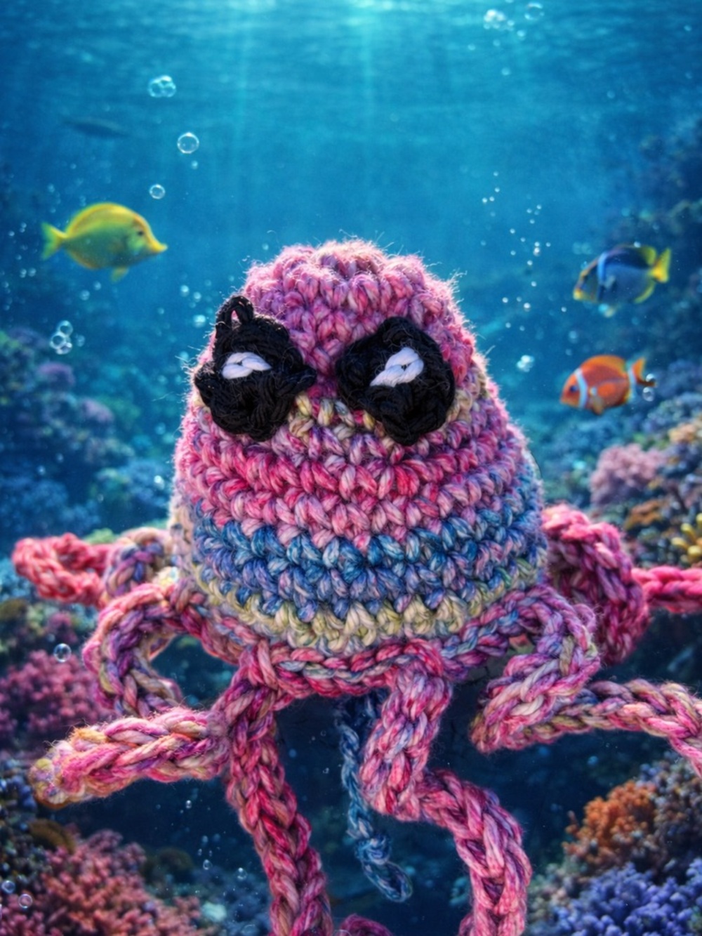 Handmade Crocheted Octopus Soap Saver 100% Cotton - Picture 6 of 16